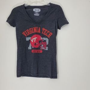 Virginia Tech Gray Tee, Size Small